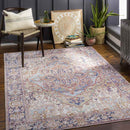 Manche Traditional Dark Brown Area Rug