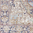 Manche Traditional Dark Brown Area Rug