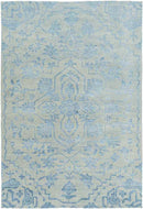Bedworth Traditional Light Blue Area Rug