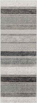 Sandborn Modern Medium Gray Washable Area Rug