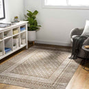 Schererville Traditional Camel Washable Area Rug
