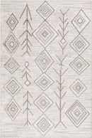 Seelyville Global Beige Washable Area Rug