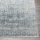 Waynetown Global Ink Blue Washable Area Rug