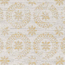 William Traditional Beige Washable Area Rug
