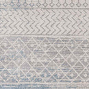 West Terre Haute Global Medium Gray Washable Area Rug