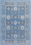 Ronda Traditional Dark Blue Area Rug