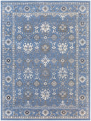 Ronda Traditional Dark Blue Area Rug