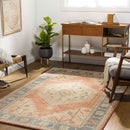 West Lafayette Traditional Rose Area Rug