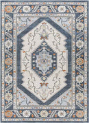 Country Club Hills Traditional Denim Area Rug