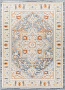 Crescent Traditional Navy Area Rug