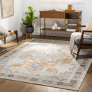 Crystal Lake Traditional Burnt Orange Area Rug