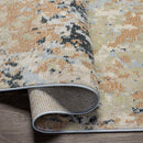 De Land Modern Burnt Orange Area Rug