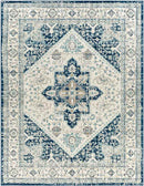 Battle Ground Traditional Teal Area Rug