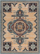 Bruceville Global Peach Area Rug