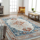 Burket Traditional Cream Area Rug