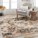 Burnettsville Modern Rust Area Rug