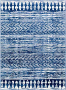 Shepshed Global Dark Blue Area Rug