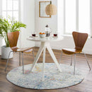 Leah Modern Teal Area Rug