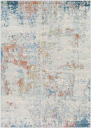 Leah Modern Aqua Area Rug