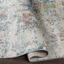 Leah Modern Aqua Area Rug
