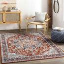 Cannelburg Traditional Garnet Area Rug