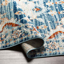 Mhilea Traditional Navy Area Rug