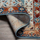 Churubusco Traditional Dark Teal Area Rug