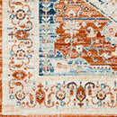 Clarks Hill Traditional Burnt Orange Area Rug