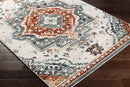 Sam Traditional Burgundy Area Rug
