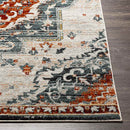 Sam Traditional Burgundy Area Rug