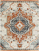 Sam Traditional Burnt Orange Area Rug