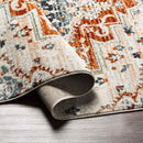 Sam Traditional Burnt Orange Area Rug