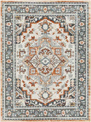 Corydon Traditional Navy Area Rug