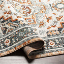 Corydon Traditional Navy Area Rug