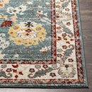 Crothersville Traditional Navy Area Rug