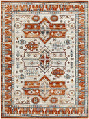 Culver Traditional Burnt Orange Area Rug