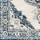 Dune Acres Traditional Navy Area Rug