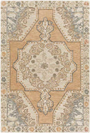 Mill Creek Traditional Peach Area Rug