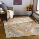 Mill Creek Traditional Peach Area Rug