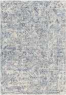 Rathbun Modern Navy Area Rug