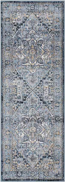 Renwick Traditional Dark Teal Area Rug