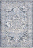 Renwick Traditional Dark Teal Area Rug