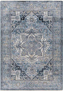 Renwick Traditional Dark Teal Area Rug