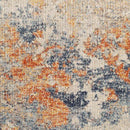 St Donatus Modern Burnt Orange Area Rug