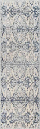 Volga Traditional Dark Blue Area Rug