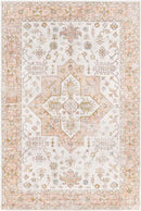 Walcott Traditional Burnt Orange Washable Area Rug