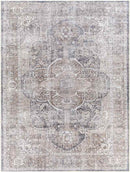 West Des Moines Traditional Tan Washable Area Rug