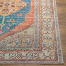 Westgate Traditional Burnt Orange Washable Area Rug