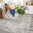 Westside Traditional Light Gray Washable Area Rug