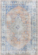 Westwood Traditional Blue Washable Area Rug